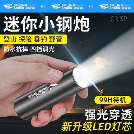 迷你强光手电筒超亮远射可充电超长续航耐用便携小型led户外应急