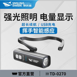 2025新款钓鱼专用头灯挂耳式强光充电超亮户外夜钓登山照明灯