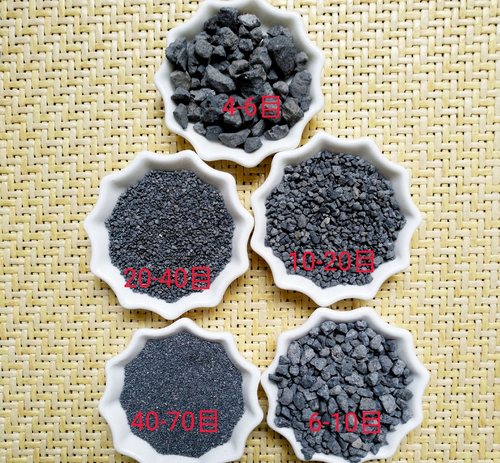 玄武岩颗粒玄岩粉喷出岩熔岩砂