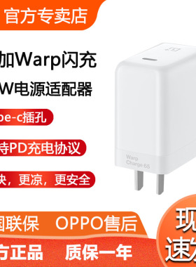 一加充电器原装Warp闪充65W适配器9pro/8t手机充电头快充数据线