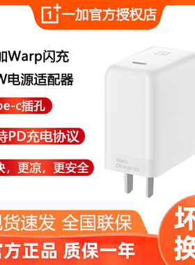 一加充电器原装Warp闪充65W适配器9pro/8t手机充电头快充数据线