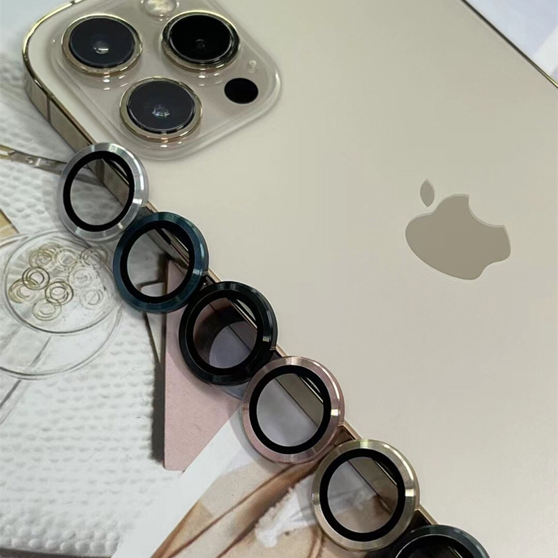 iPhone14镜头金属保护圈适用苹果15ProMax手机镜头贴膜13mini外圈怎么看?
