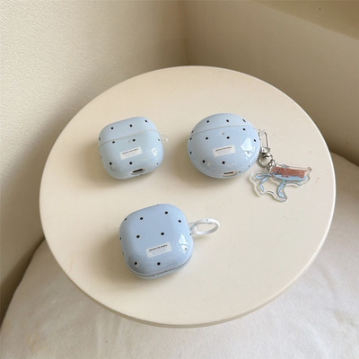 浅蓝色波点华为freebuds7i耳机壳