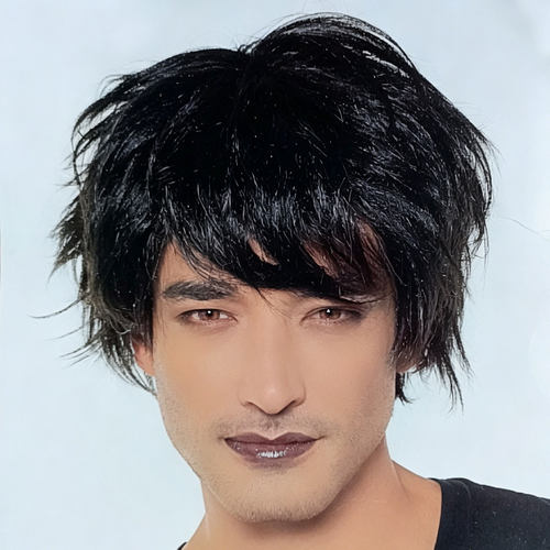 潮男凌乱感派对COS假发