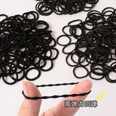 橡皮筋女网红头发绳韩国发圈小皮套马尾头绳2024年新款 简约扎头发