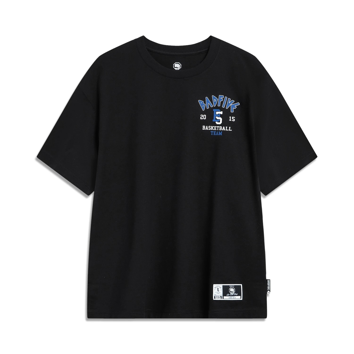 李宁短袖2024夏新款男子反伍badfive兵不厌诈系列短袖t恤ahst303