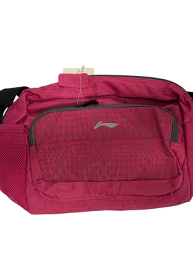 李宁单肩包男士潮流户外斜挎包运动手机包休闲通勤挎包ABDH232