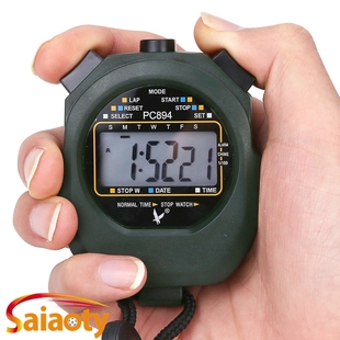 pc894田径计时器天福秒表TF307单排2道秒表 tf306电子计时秒表