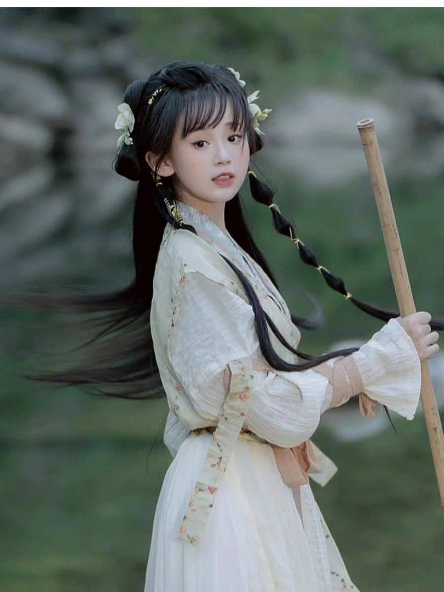 汉梦正品赵灵儿阿奴改良汉服cos仙侠女神国风可爱女生软妹汉元素_虎窝淘
