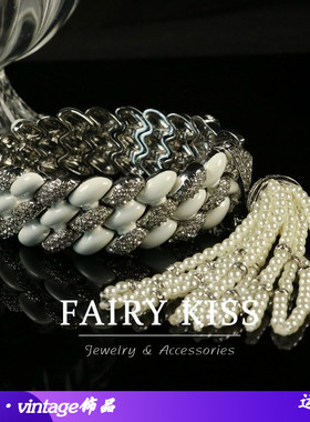 2025新款重工法式白色珐琅滴釉满