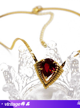 N24电镀真金短款项链铜材质颈链