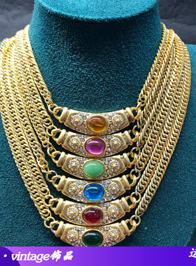 合金扭片链新款直播货源铜项链