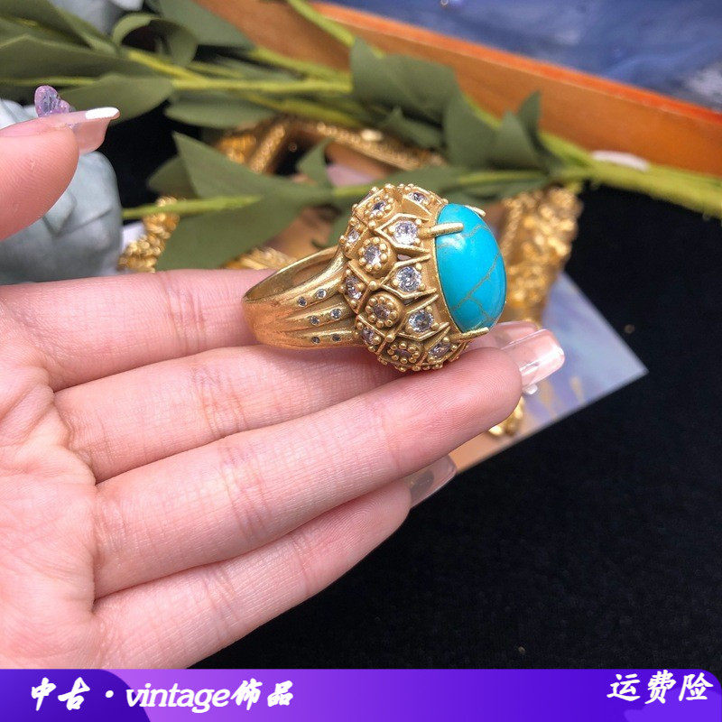 oumala法式复古轻奢青戒指/指环