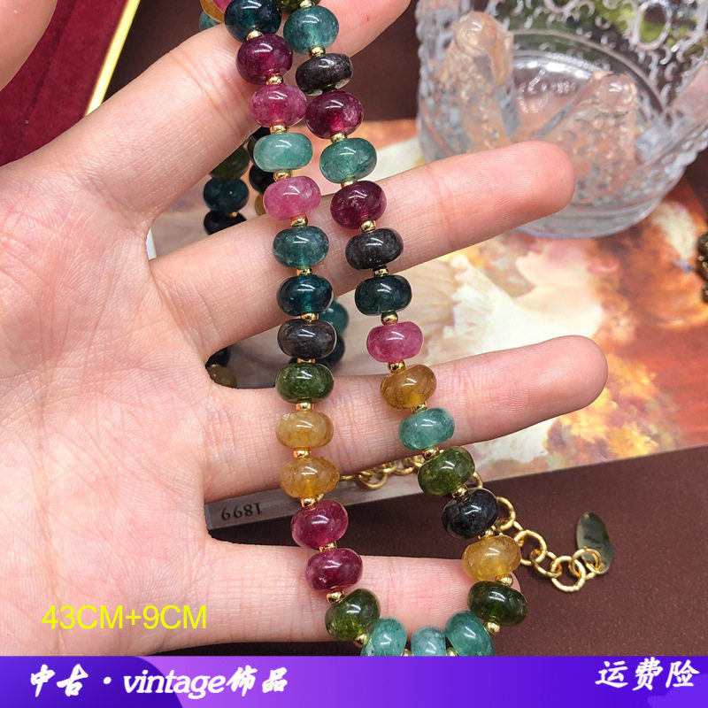 新中式复古vintage饰品彩色车轮