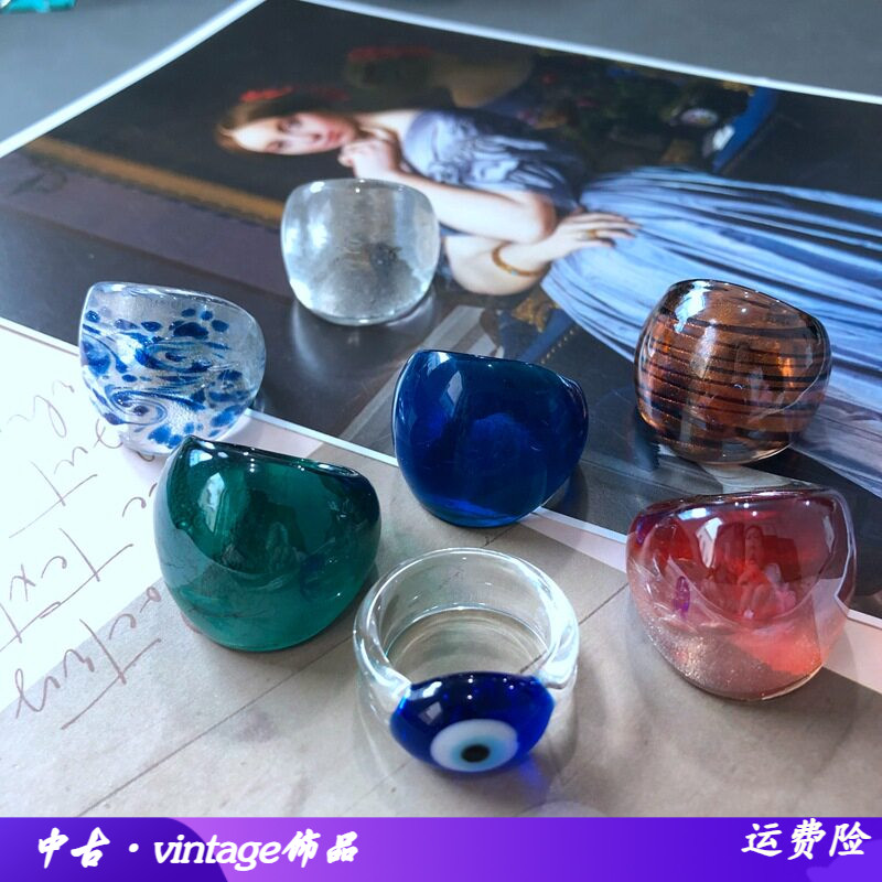 青岛vintage复古优雅网红琉璃戒