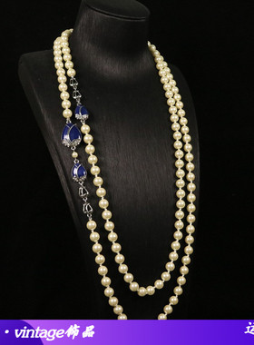 合金圆珠链轻奢优雅郁金香项链