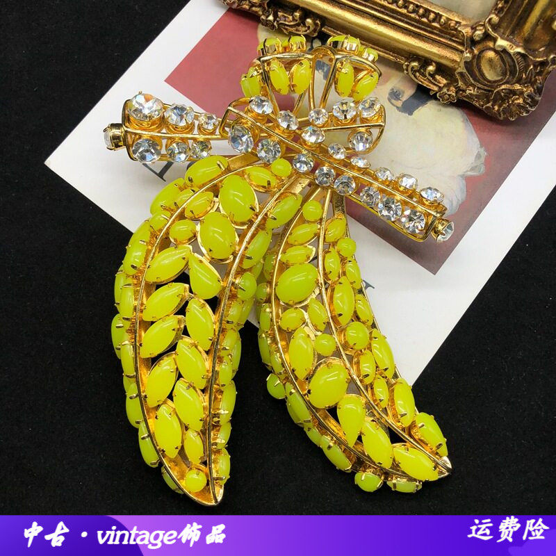 重工百搭铜材质爪镶果冻树脂电镀