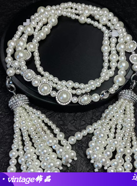 -珍珠母贝新款中古法式施项链