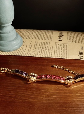 青岛中古vintage饰品精致镶双色