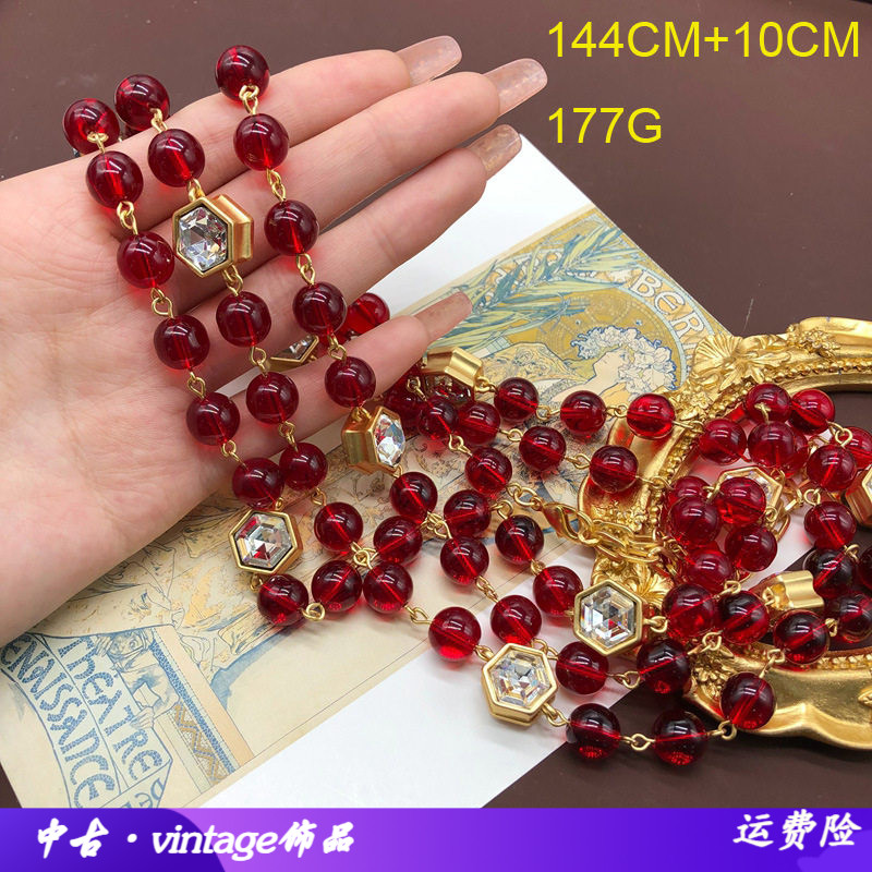 青岛厂家中古vintage饰品项链耳
