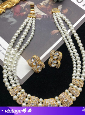 欧玛拉合金青岛中古饰品赫本项链