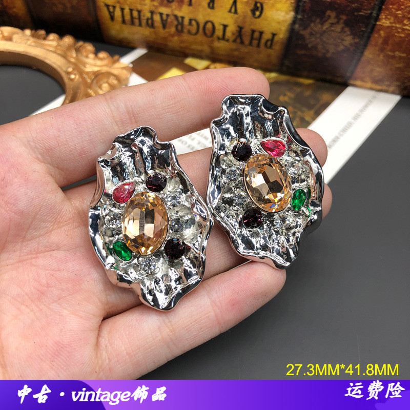 复古法式复古风耳饰时尚精耳钉