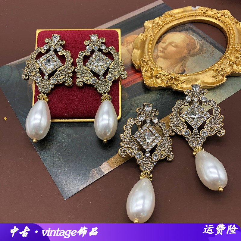 欧玛拉其它首饰新款中古宫廷耳饰
