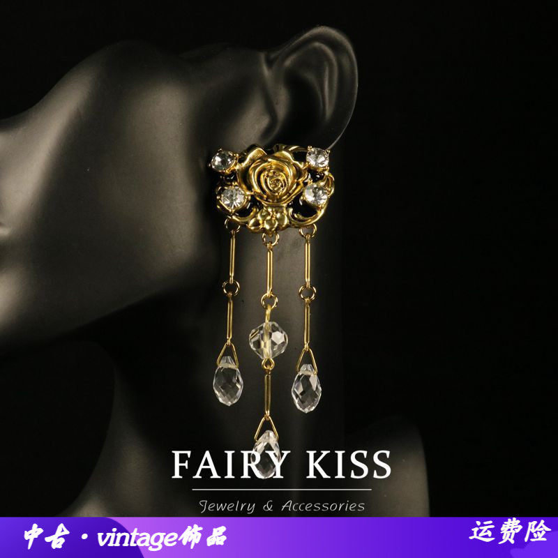 外贸热销中古做旧轻奢玫瑰花朵流