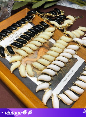 vintage饰品气质颈链百搭繁花同