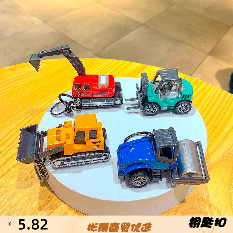 新款卡通儿童玩具迷你挖掘机工