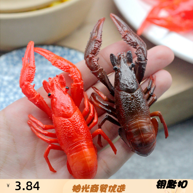 高仿真食品小龙虾海鲜模型大排档