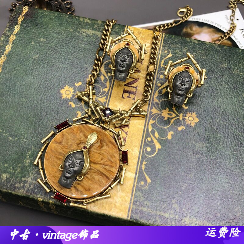 人头像浮雕立体设计感欧美复古风