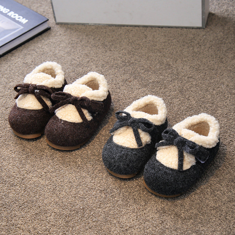 2025冬季新款儿童鞋子女宝宝鞋女小童毛毛鞋加绒保暖豆豆鞋公主鞋,童鞋/婴儿鞋/亲子鞋,棉鞋,淘宝优惠券,粉丝福利购,淘宝优惠卷