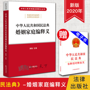 中国民法典总则可搭配物权侵权人格权婚姻继承书籍 黄薇民法典释义解读 新修订民法典2020年版 中华人民共和国民法典婚姻家庭编释义