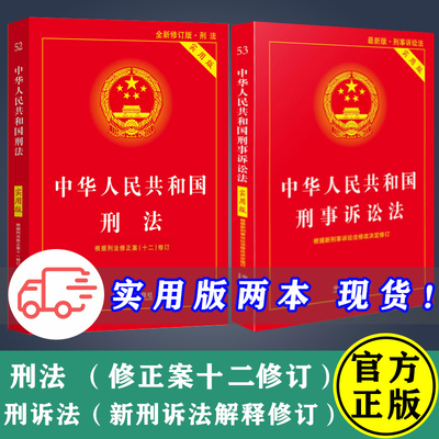 正版2024适用中华人民共和国刑法+刑事诉讼法 刑法修正案十二 中国刑法典2024年适用版刑事诉讼法实用版刑诉法法律法规法条条文
