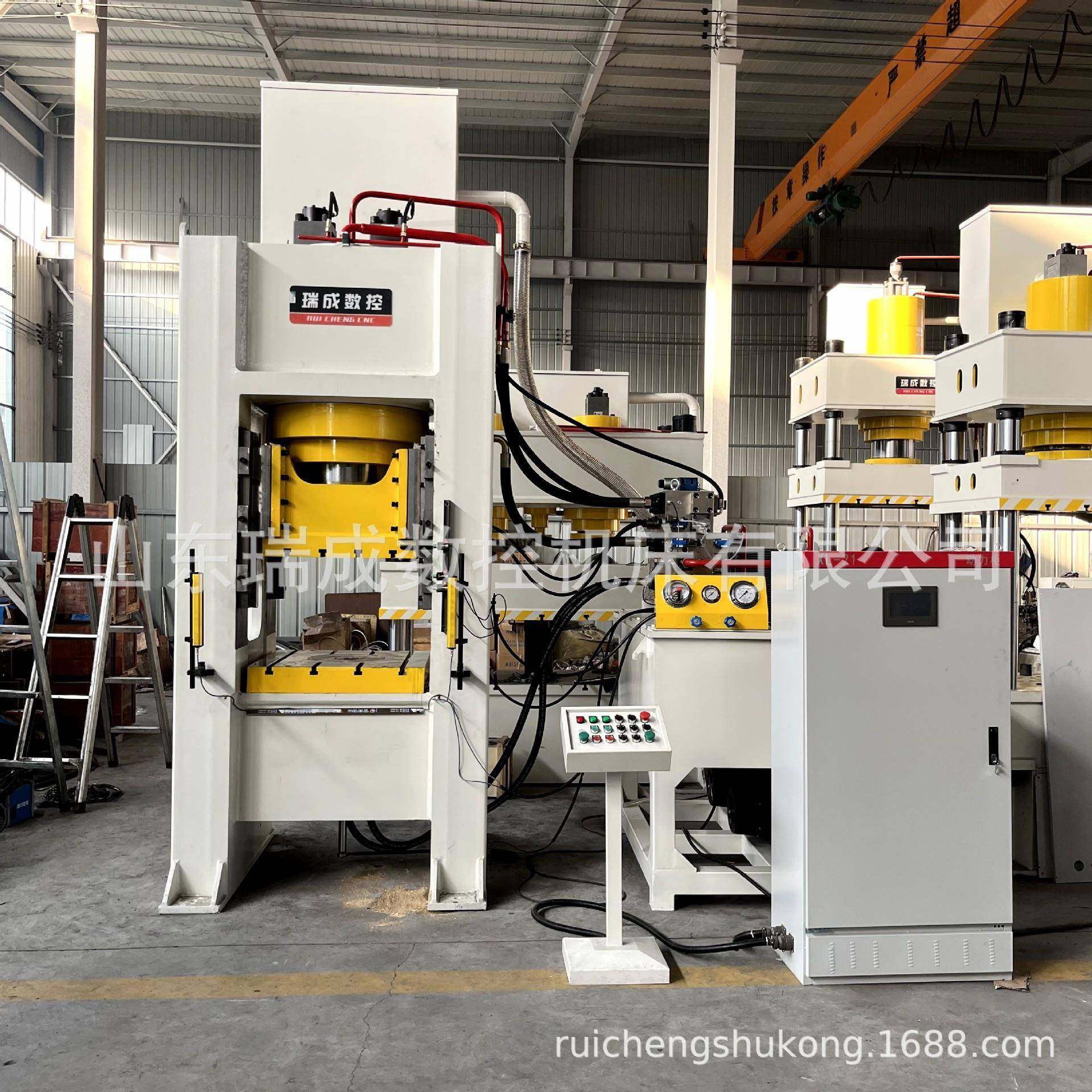 500吨大型框架式液压机闭式液压冲床精密伺服压力机