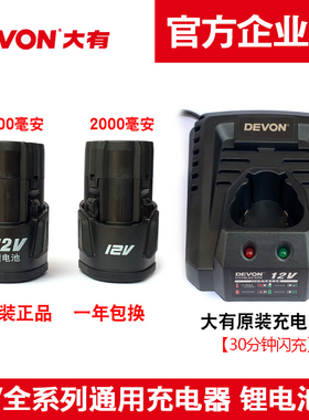 大有小强12v锂电池5120/5241/5262锂电钻充电钻充电器5307 电池包