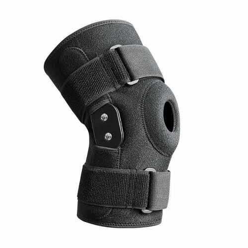 运动护膝铝板强化支撑半月板膝关节护髌骨绑带固定Knee brace