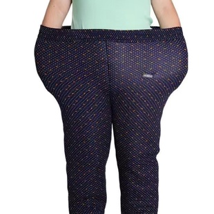 200斤老太太三层加厚驼绒裤 奶奶冬装 特大码 女老人护腰长裤 子 棉裤