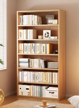 儿童书架落地置物架书柜收纳柜飘窗柜阳台储物柜一体靠墙小窄柜子