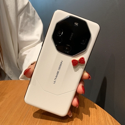 华为mate40RS保时捷手机壳蝴蝶结