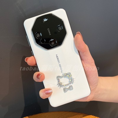 华为mate70RS手机壳水钻蝴蝶结潮