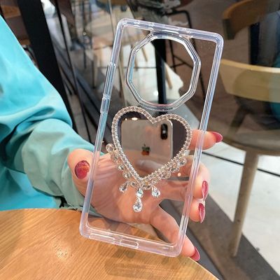 华为mate40RS保时捷手机壳带镜子