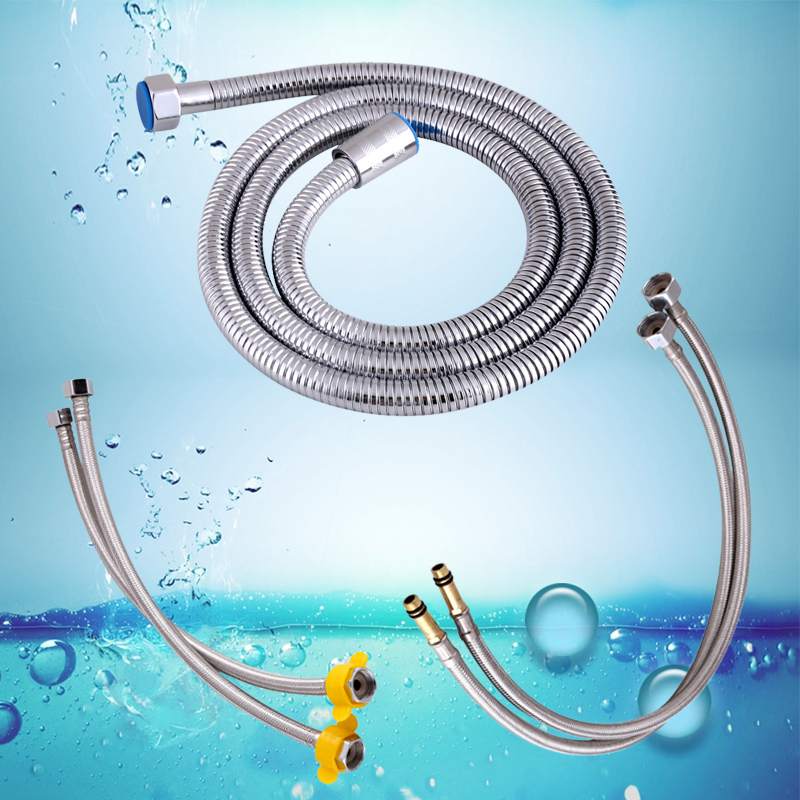 进水管厨房水龙头进水软管洗菜盆单冷冷热水龙头进水管