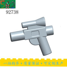 国产积木兼容乐高 星球大战人仔武器 92738(4609050) 黑色 激光枪
