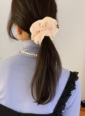 韩风 modest mood 丝绒气质优雅发圈大肠圈