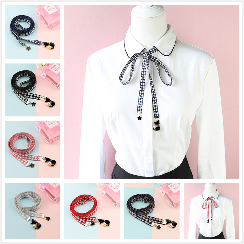 领结女jk系带装饰韩版百搭学院风学生校服演出甜美可爱领花飘带|msdalam kategori Aksesori/Belt kulit/Hat/Muffler, aksesori kolar, Tie - dari Buy2taobao.com untuk memberikan perkhidmatan ejen Taobao profesional membeli