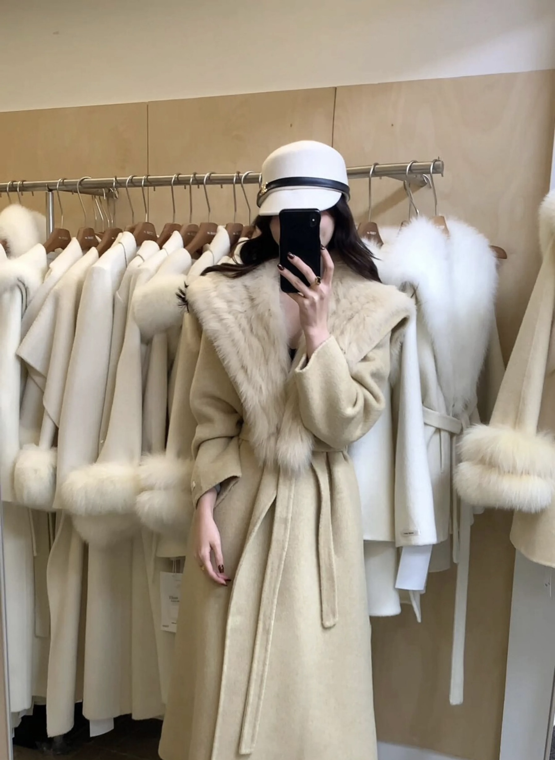 2025新款韩系氛围感宽松显瘦百搭百分百澳洲羊毛大衣女中长款大衣