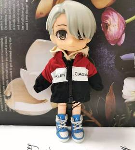 限量OB11娃衣服GSG P9合OVERSIZE穿巴黎风衣潮衣外套BJD12分外套