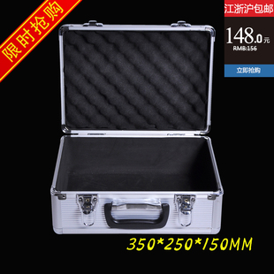 定做铝合金箱包装 运输防震航空箱工具摄影模型箱提手电脑箱条纹